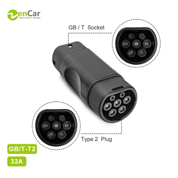 Type 2 to GB/T Adapter 32A